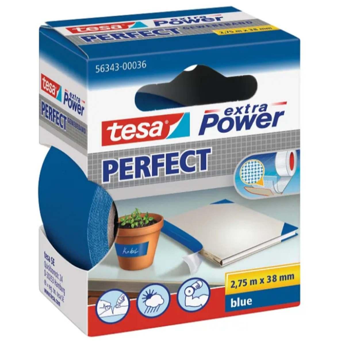 Nastro extra power perfect 38 x 2,75 mt blu