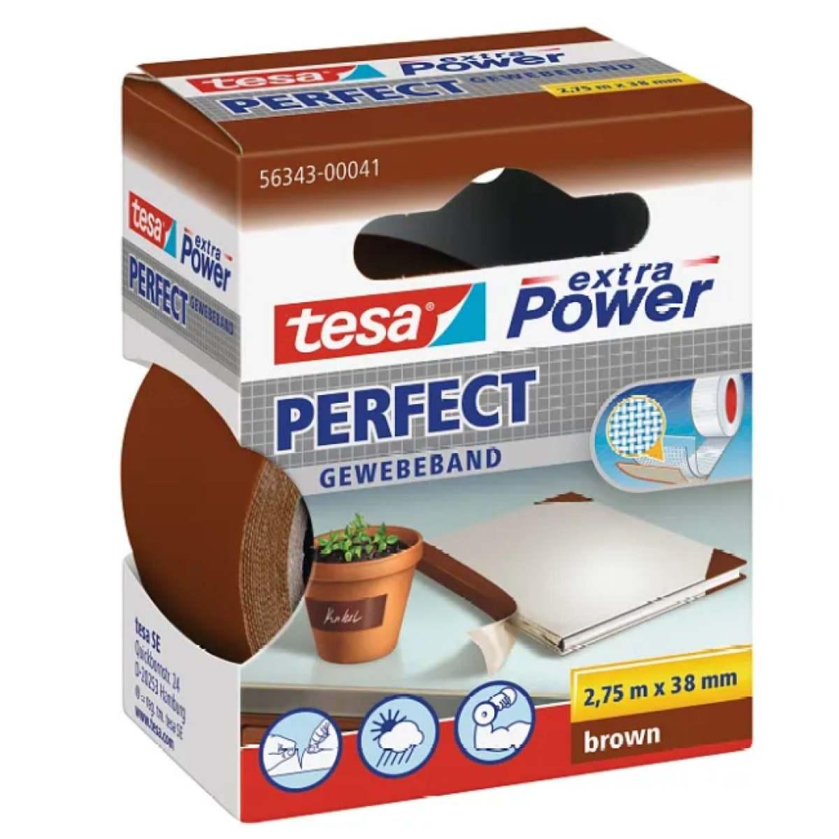 Nastro extra power perfect 38 x 2,75 mt marrone