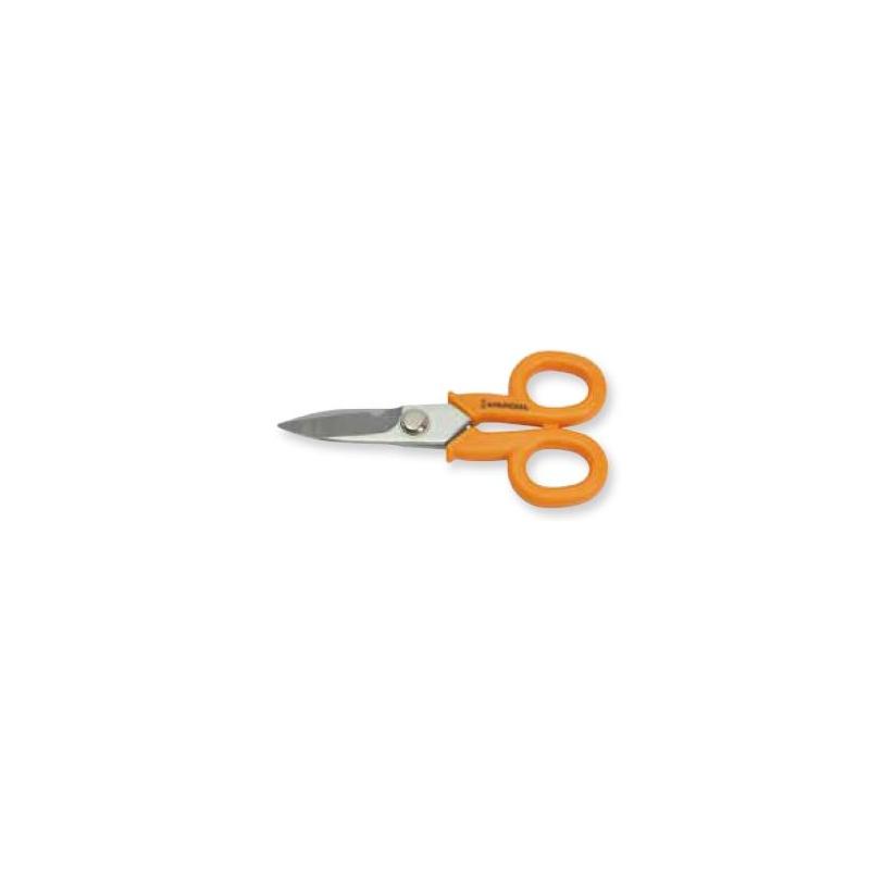 FORBICE ELETTR. LAME ACCIAIO NICH.RETTE  mm 145