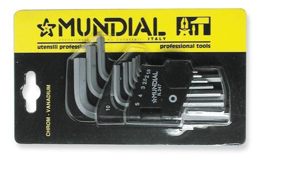 ASSORT. CHIAVE MASCHIO ESAG.  9 pz