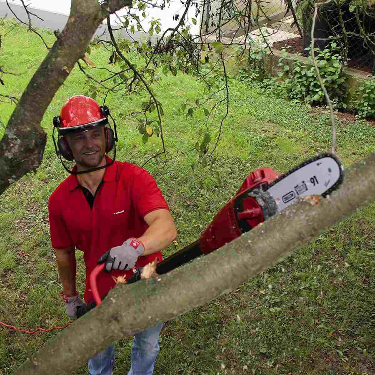 Einhell GC-EC 750 T Svettatoio elettrico (220-240 V, 750 W, barra oregon 200 mm, taglio 180 mm, velocità catena 11m/sec, incl. tracolla) Single
