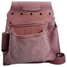 Borsa carpentiere crosta 3 tas. p/mart./tenag./metro keyman