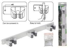 Barra appendiscopa 3 posti cm.37 c/2 ganci - metallo verniciato