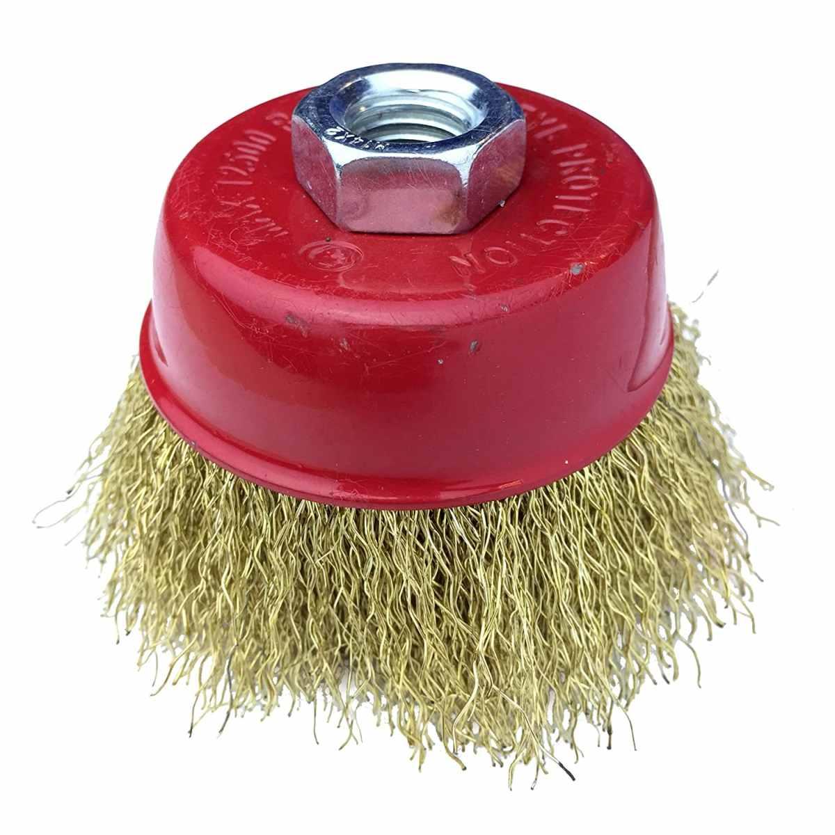 Spazzola a tazza d 75 fili acc. ondul