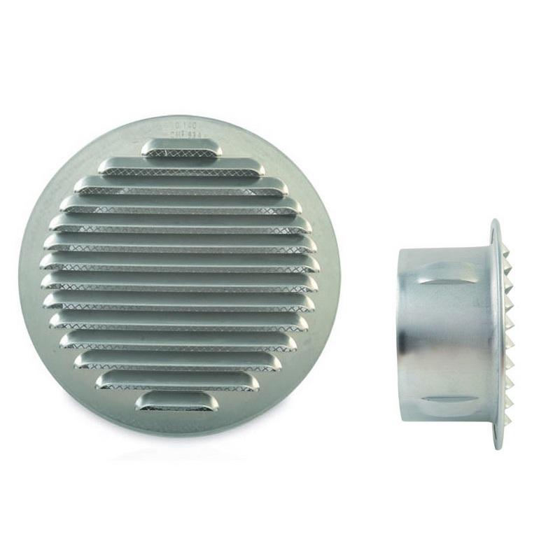 Griglia di aereazione all. tonda mm80