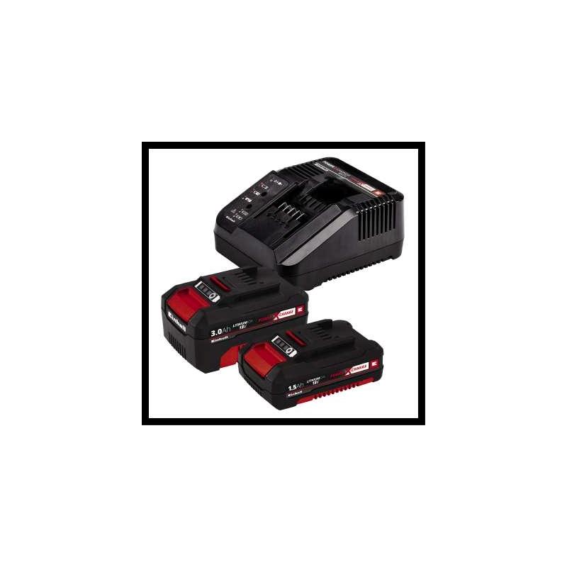 Set utensili a batteria 18v trapano avvitatore 1500mah e smerigliatrice 3000mah tc-tk 18 li kit