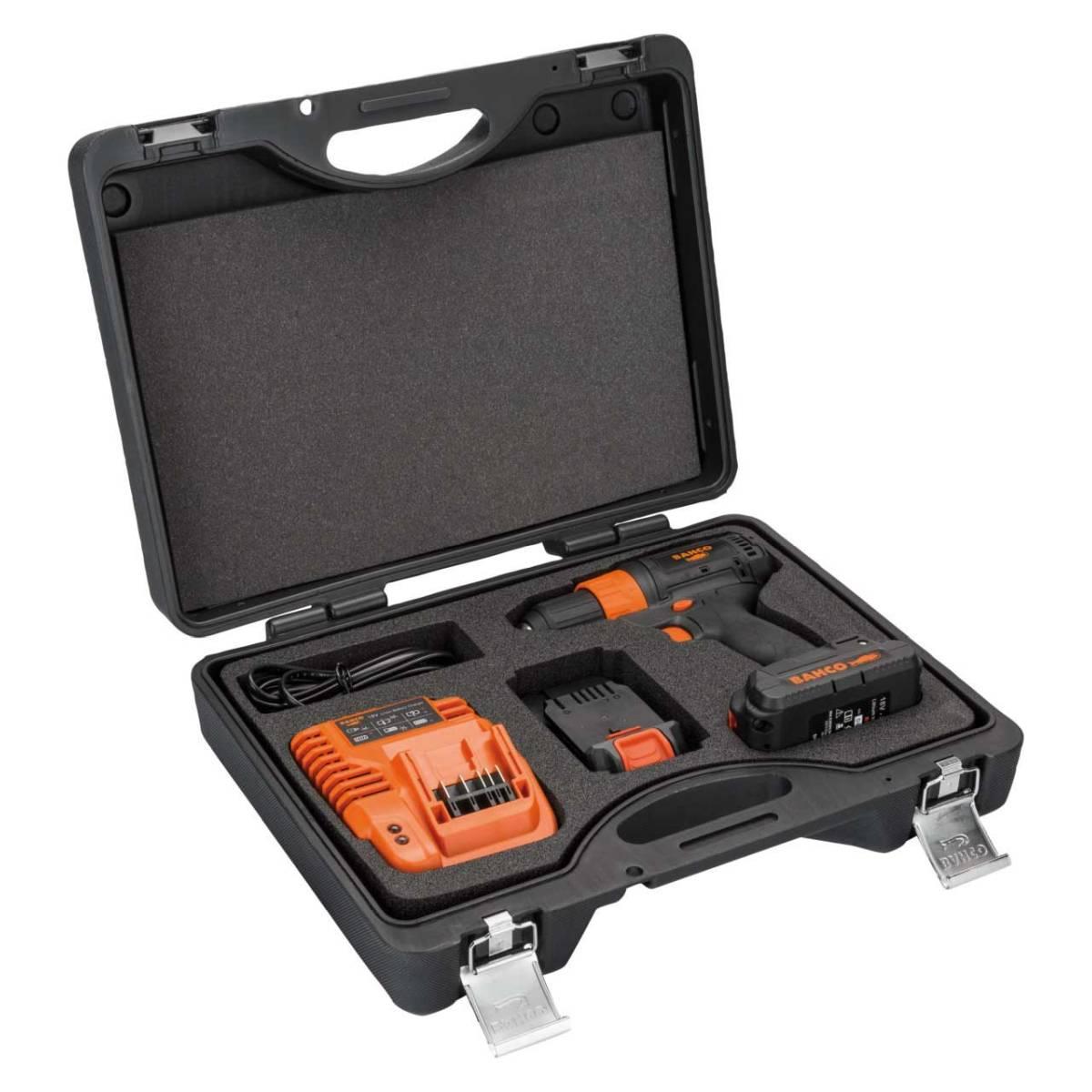 Bhaco set trapano avvitatore 18v 1/2 2bat+cb