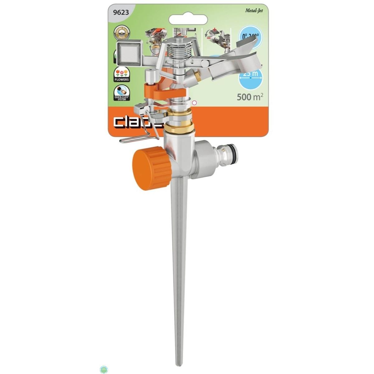 Irroratore a battente su picchetto in metallo