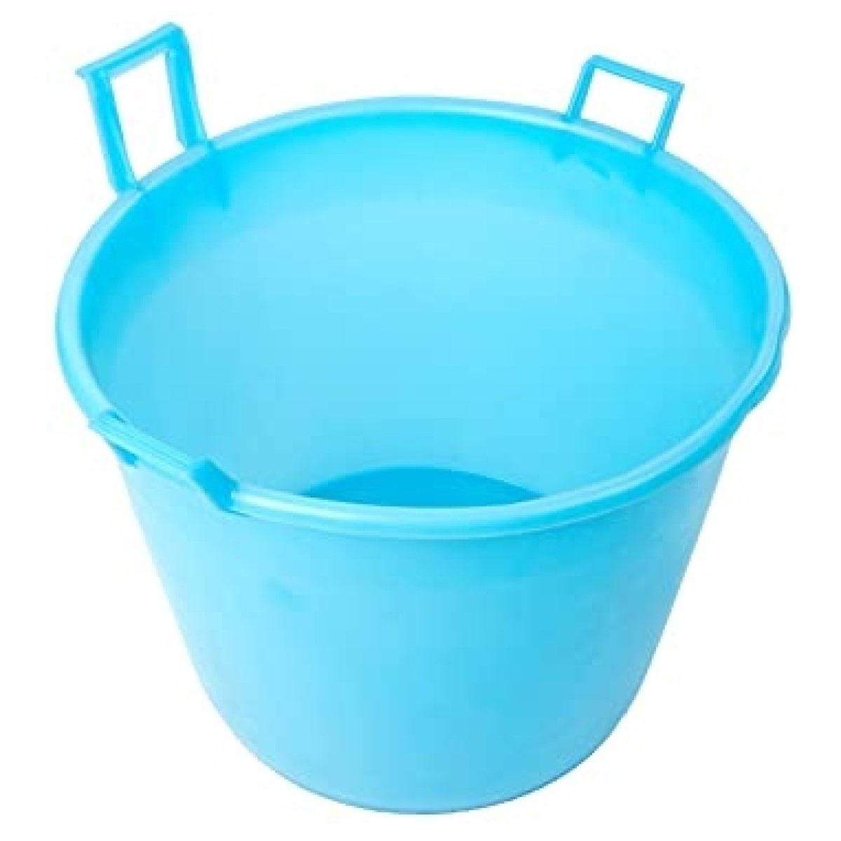 Mastello per edilizia azzurro cm. 60 3 manici lt 78