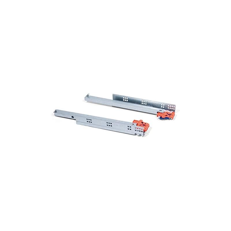 Guide x cassetti ad estrazione totale soft-close cm 30 zincata