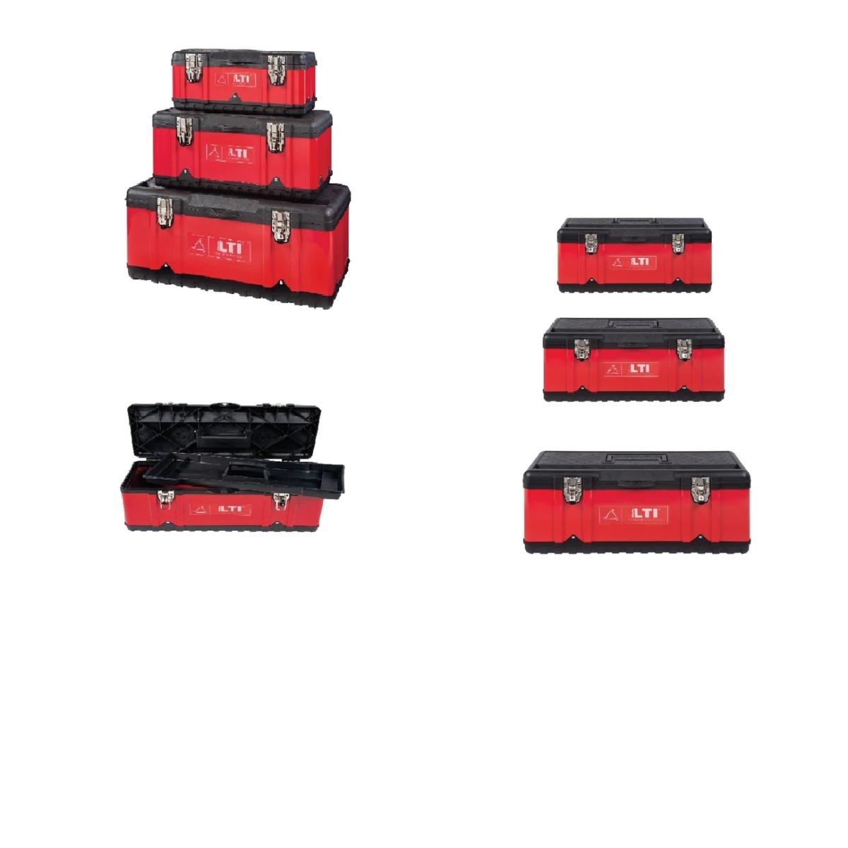 Cassetta portautensile con vassoio interno mis. 580x270x260