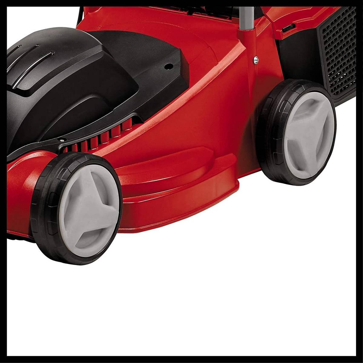 Einhell GC-EM 1032 Tagliaerba elettrico (tensione 220-240 V, potenza 1000 W, largh. Taglio 32 cm, altezza taglio 3 pos 25-60 mm, vano raccolta 30l) Tagliaerba Elettrico 2021