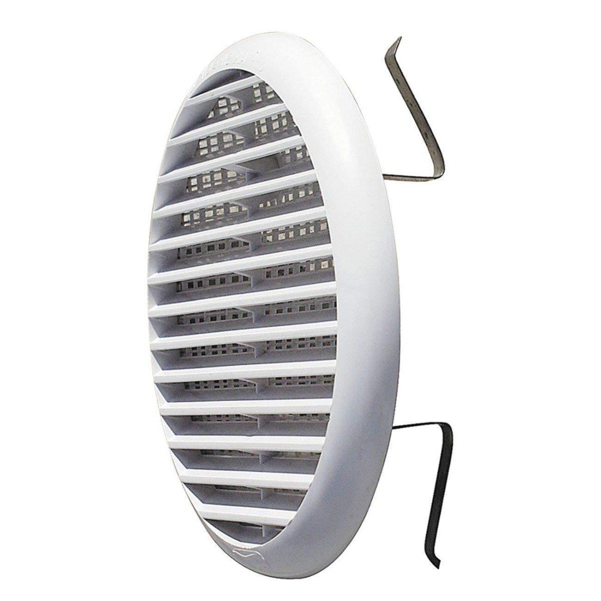 Griglia aerazione in plastica c/molle 80-125 mm. 2 pz