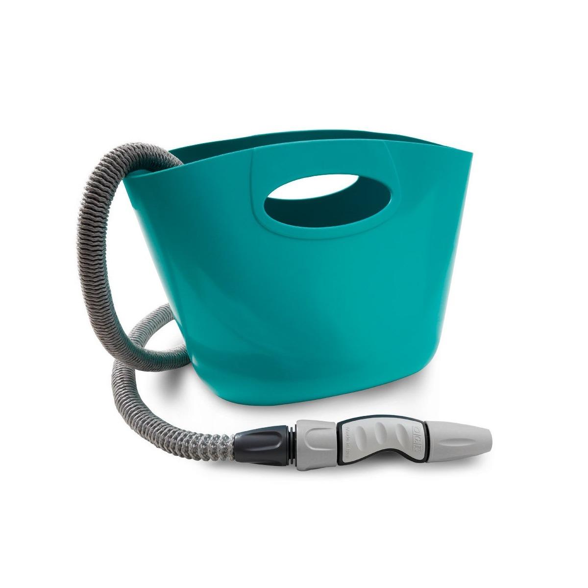 Tubo giardino estensibile  in kit acquapop 15mt. blue