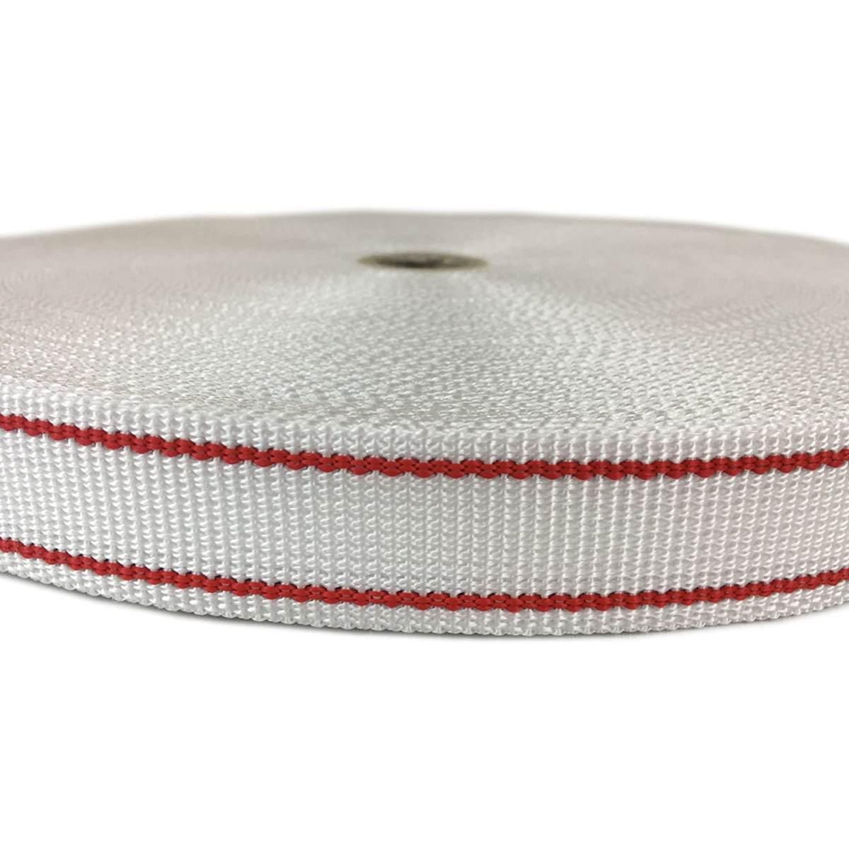 Cintino per avv. mt. 7,50 extra riga rossa-marro