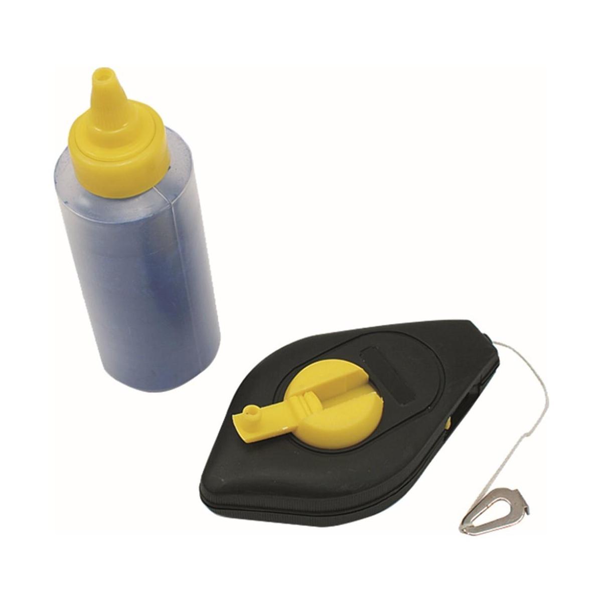 Traccialinee con polvere blu da 115 gr e minilivella