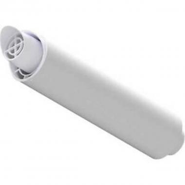 Tubo coassiale c/terminale p/cond. 90° - 60/100