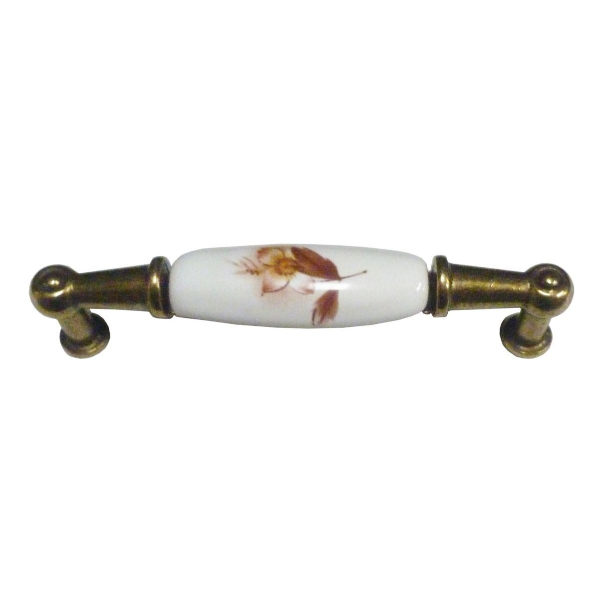 Maniglia porcellana mm.96 art.up-wp0728 br