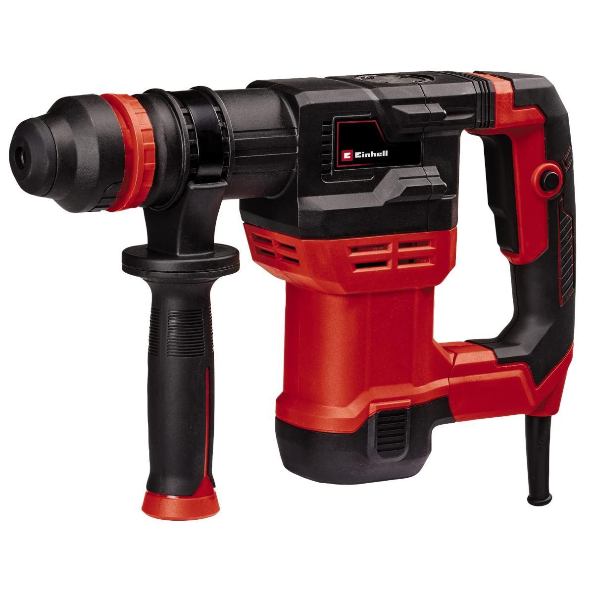 Einhell Martello demolitore TE-DH 5 (5 J, mandrino portautensile con attacco SDS Plus, impugnatura antivibrante, impugnatura supplementare flessibile, E-Box inclusa)