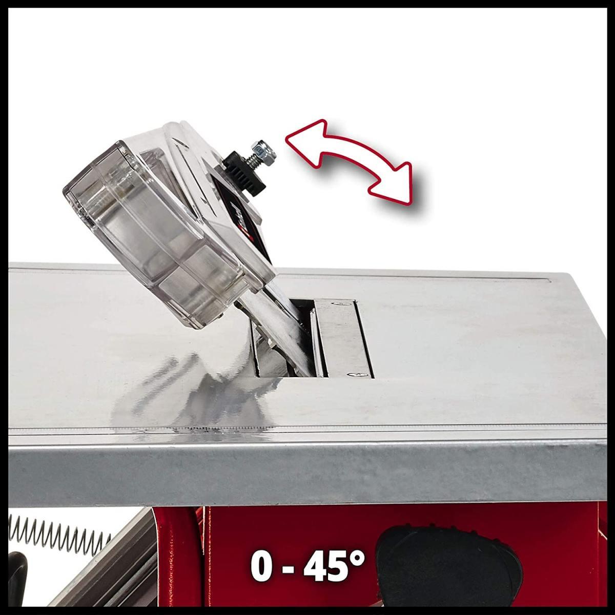 Einhell TC-TS 200 Sega Circolare Da Banco, Rosso Argento