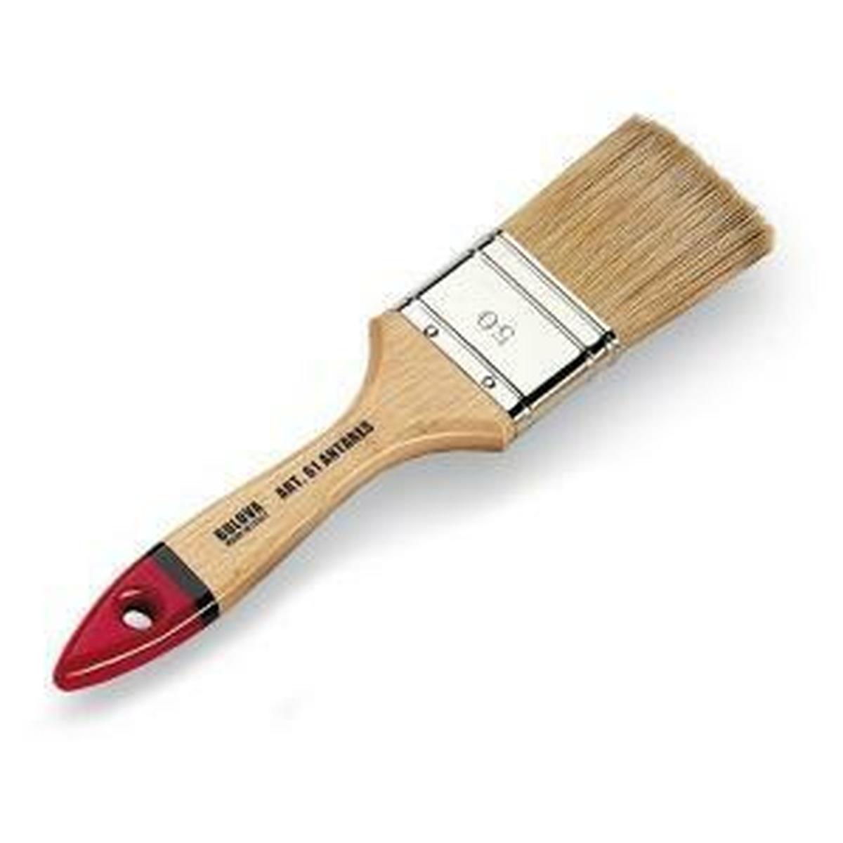 Pennellessa  antares tripla  s\\bionda m\\legno n°40x15 inox