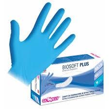 Guanto in nitrile azzurro gloves (cf. pz.100)