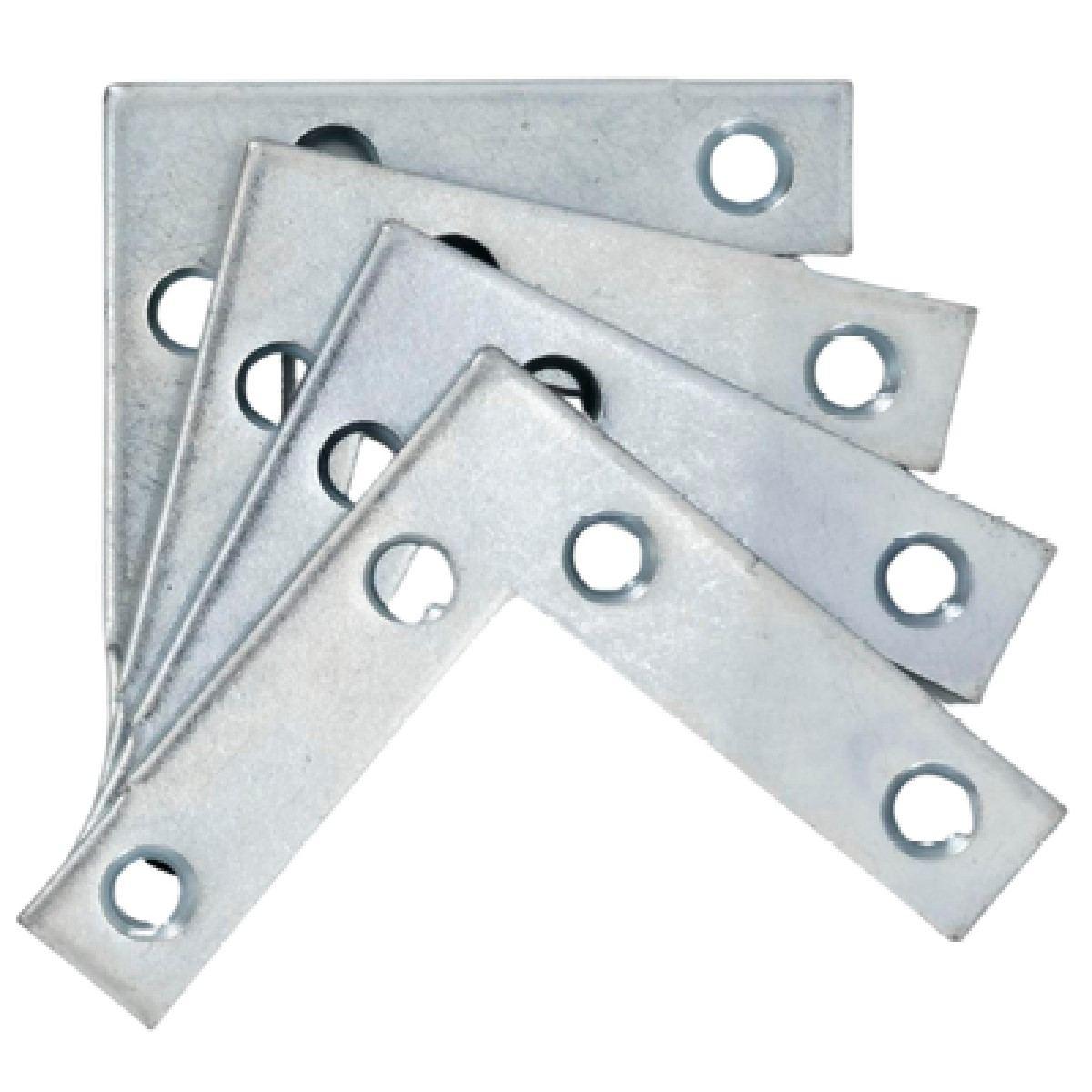 Angoli di rinforzo acc.zn 80 x 80 - 4pz