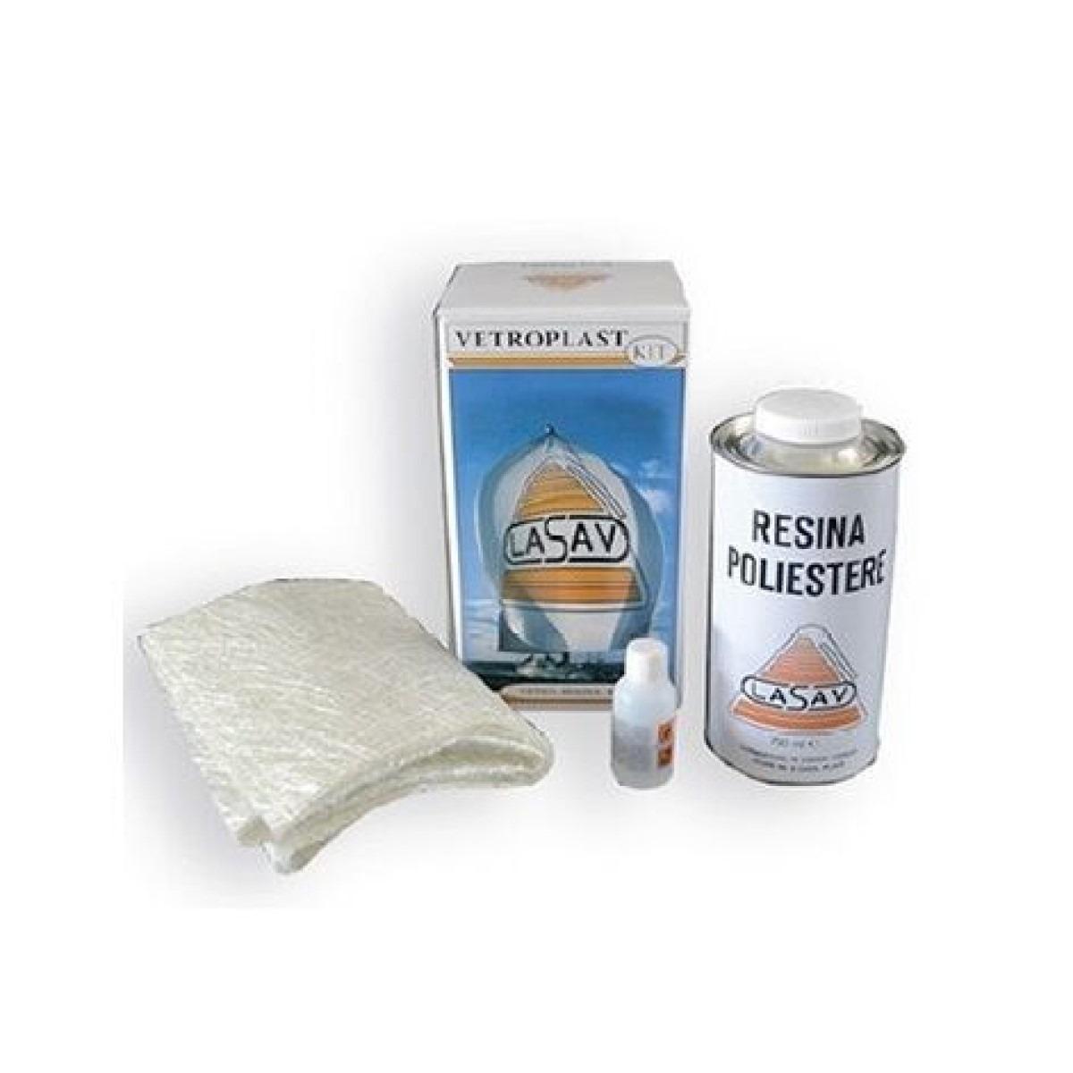 Kit stucco vetroresina 750ml lasav