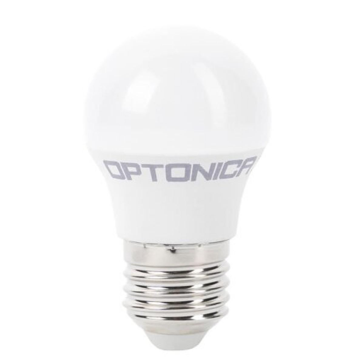Lamp. a led g45 e27 6w 480lm ip20 optonica