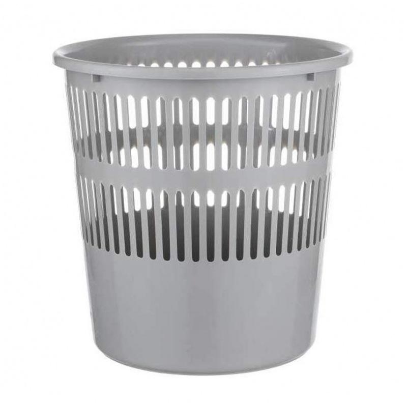 Cestino gettacarta in plastica forato vari colori