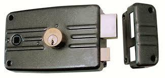 Serratura ad applicare iseo 3 mandate con ciindro fisso e scrocco 481/482e dx/sx