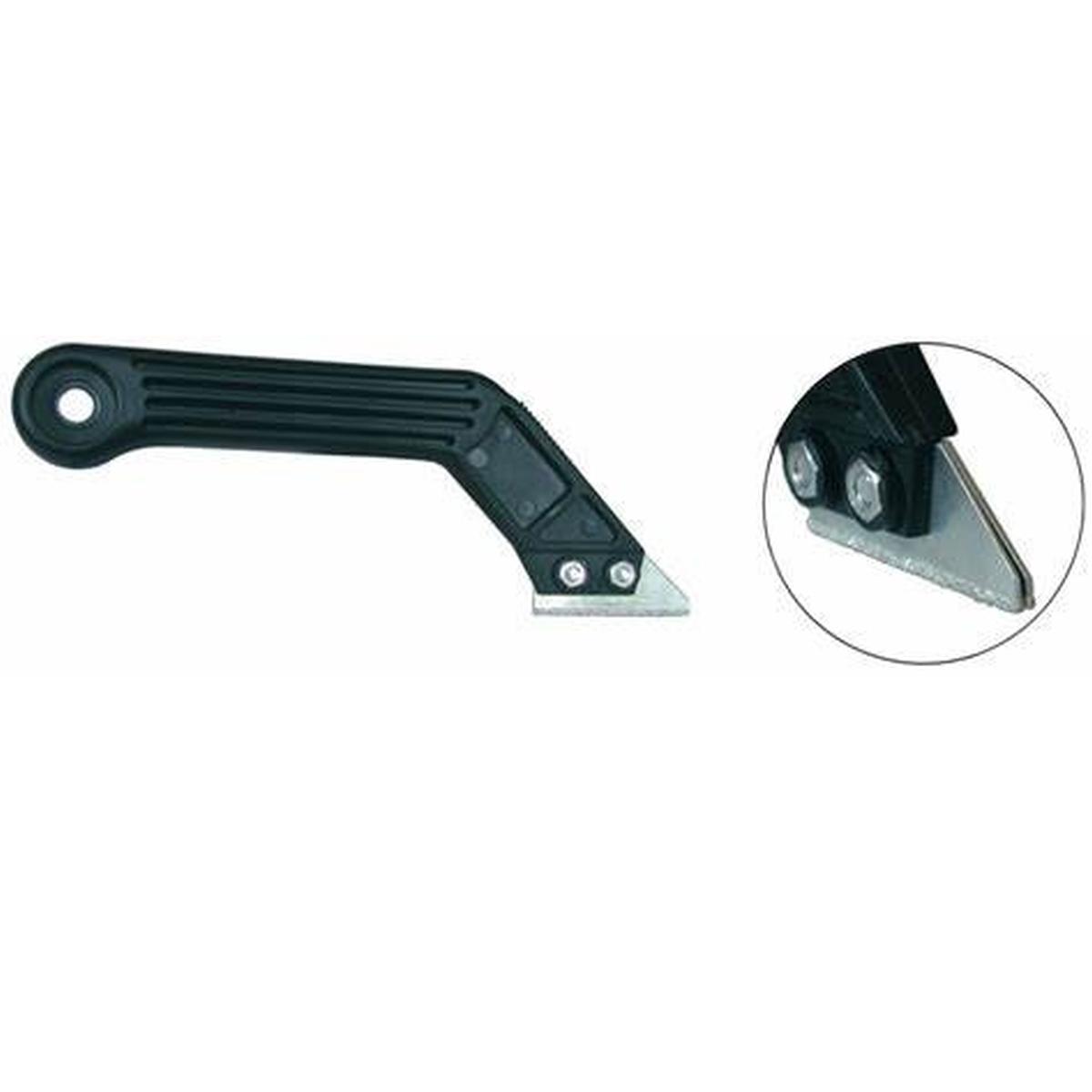 Raschiafughe 2 lame itercambiabili impugn. pvc