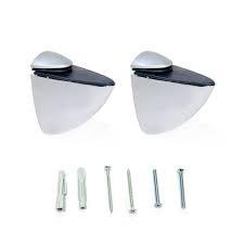 Reggimensola per  cristalli mm 6 cromato confezione  2 pz