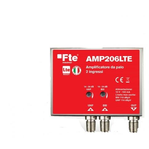 Amplificatore  2 ing. biii-uhf 34db