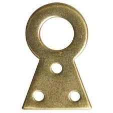 Attaccaglie fisse ottonata n.2