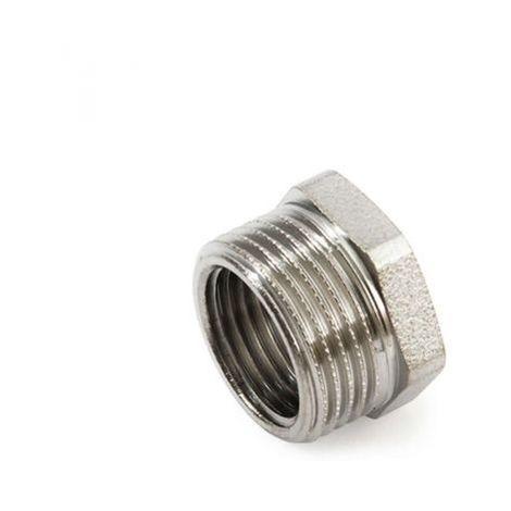 RIDUZIONE ESAG. MF IN ACCIAIO  1/4x1/8