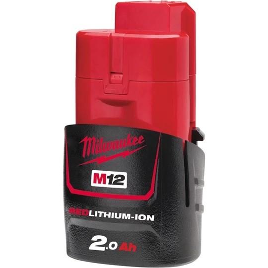 BATTERIA MILWAUKEE M12 2,0Ah AL LITHIO