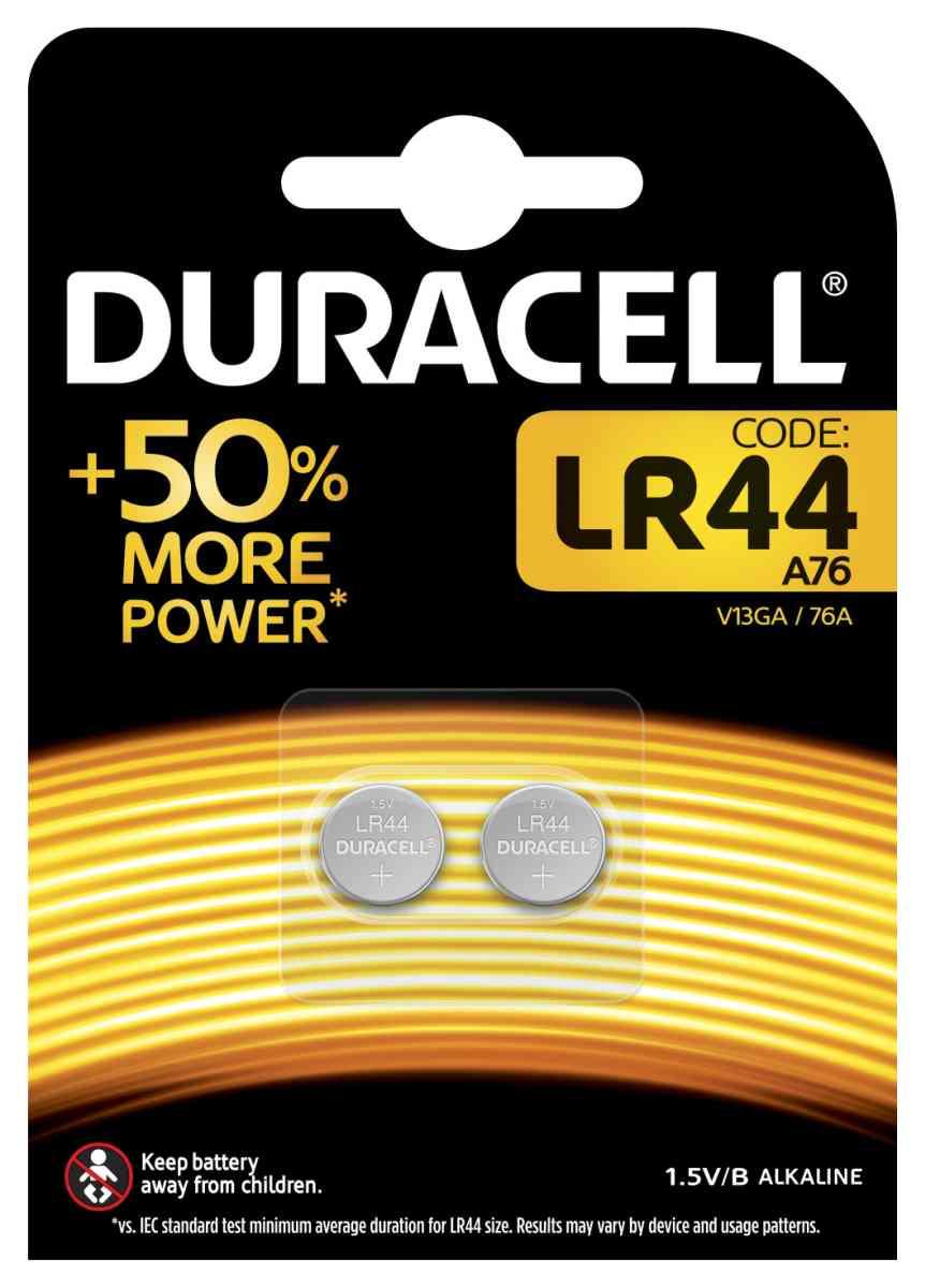 Batteria a bottone lr44 duracell