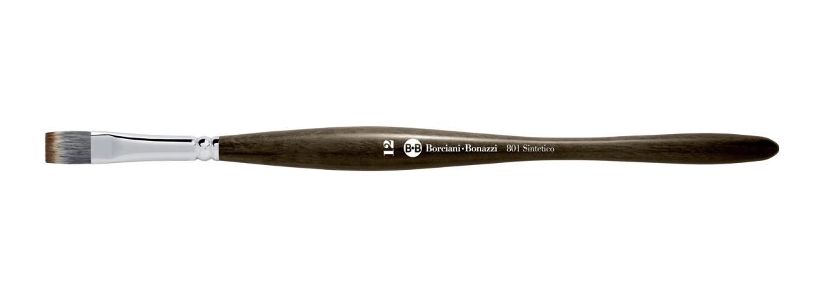 Pennello sintetico per arte piatto n. 10