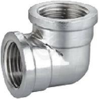 Gomito 90° ottone cromato ff  3/8